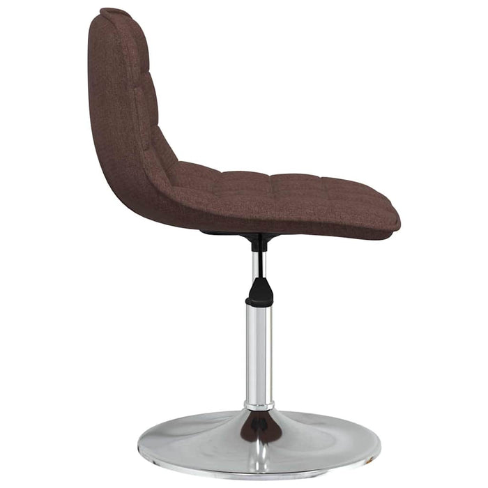 Scaun de bucătărie pivotant, maro, material textil WALTI
