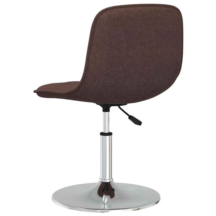 Scaun de bucătărie pivotant, maro, material textil WALTI