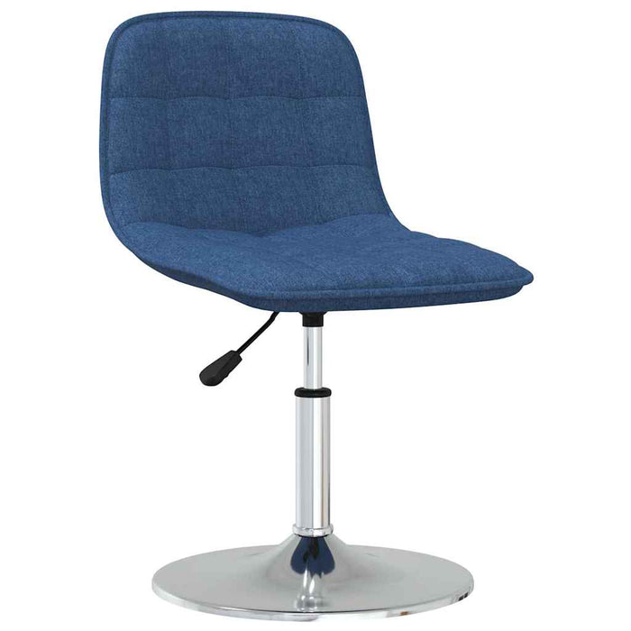 Scaun de masă pivotant, albastru, material textil WALTI