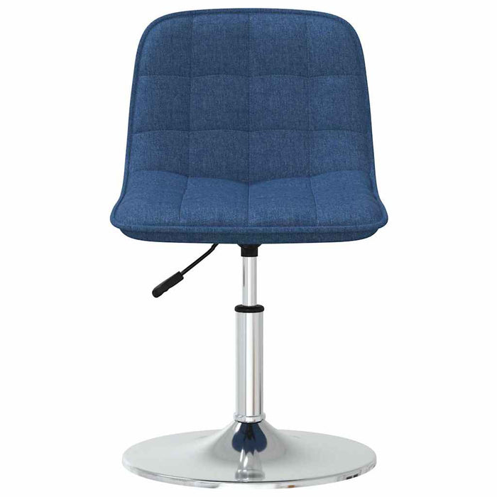 Scaun de masă pivotant, albastru, material textil WALTI