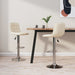 Scaune de bar, 2 buc., crem, material textil - WALTI WALTI
