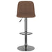 Scaune de bar, 2 buc., maro, material textil - WALTI WALTI