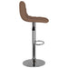 Scaune de bar, 2 buc., maro, material textil - WALTI WALTI