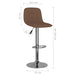 Scaune de bar, 2 buc., maro, material textil - WALTI WALTI