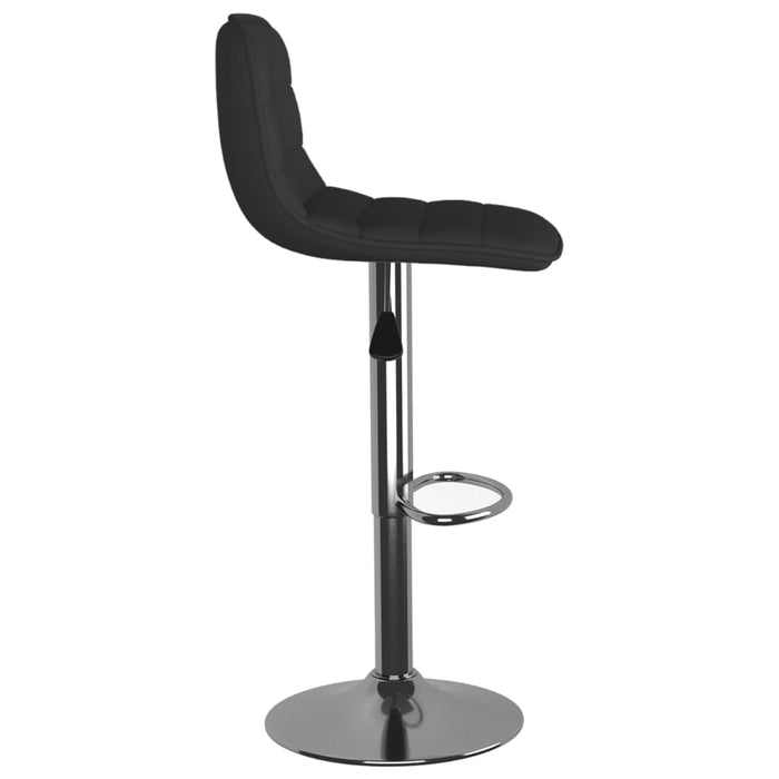 Scaune de bar, 2 buc., negru, material textil - WALTI WALTI