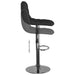 Scaune de bar, 2 buc., negru, material textil - WALTI WALTI