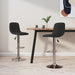 Scaune de bar, 2 buc., negru, material textil - WALTI WALTI