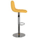 Scaune de bar, 2 buc., galben, material textil - WALTI WALTI