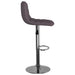 Scaune de bar, 2 buc., gri taupe, material textil - WALTI WALTI