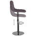 Scaune de bar, 2 buc., gri taupe, material textil - WALTI WALTI