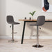 Scaune de bar, 2 buc., gri taupe, material textil - WALTI WALTI
