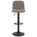 Scaun de bar, gri deschis, catifea - WALTI WALTI