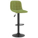 Scaune de bar, 2 buc., verde deschis, catifea - WALTI WALTI