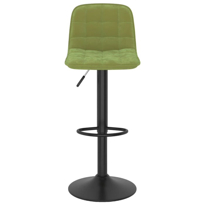 Scaune de bar, 2 buc., verde deschis, catifea - WALTI WALTI