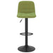 Scaune de bar, 2 buc., verde deschis, catifea - WALTI WALTI