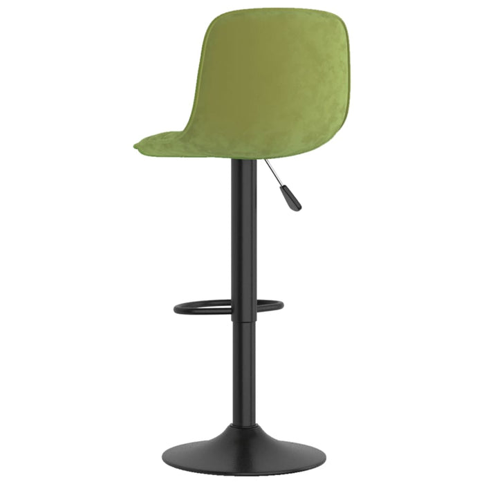 Scaune de bar, 2 buc., verde deschis, catifea - WALTI WALTI
