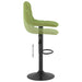 Scaune de bar, 2 buc., verde deschis, catifea - WALTI WALTI