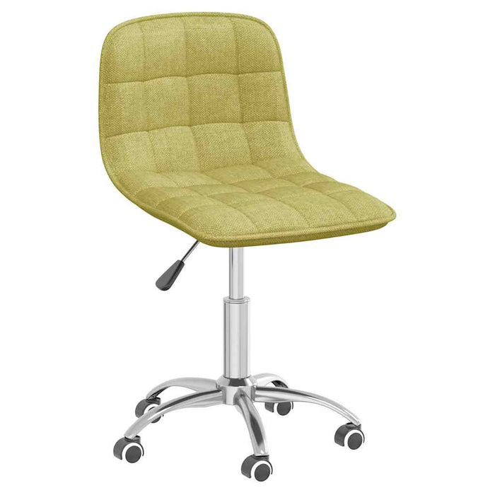 Scaune de bucătărie pivotante, 2 buc., verde, material textil WALTI