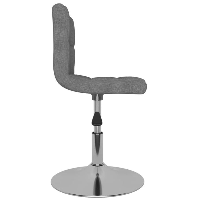 Scaun de bar pivotant, gri deschis, material textil - WALTI WALTI