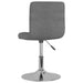 Scaun de bar pivotant, gri deschis, material textil - WALTI WALTI