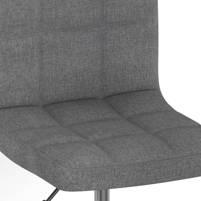 Scaun de bar pivotant, gri deschis, material textil - WALTI WALTI