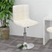 Scaun de bar pivotant, crem, material textil - WALTI WALTI