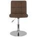 Scaun de bar pivotant, maro, material textil - WALTI WALTI