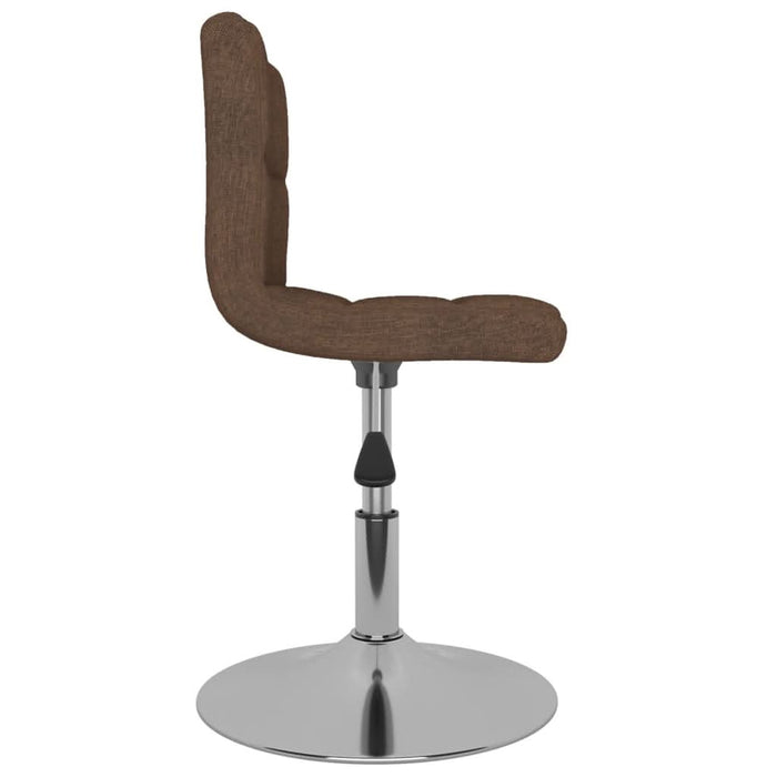 Scaun de bar pivotant, maro, material textil - WALTI WALTI