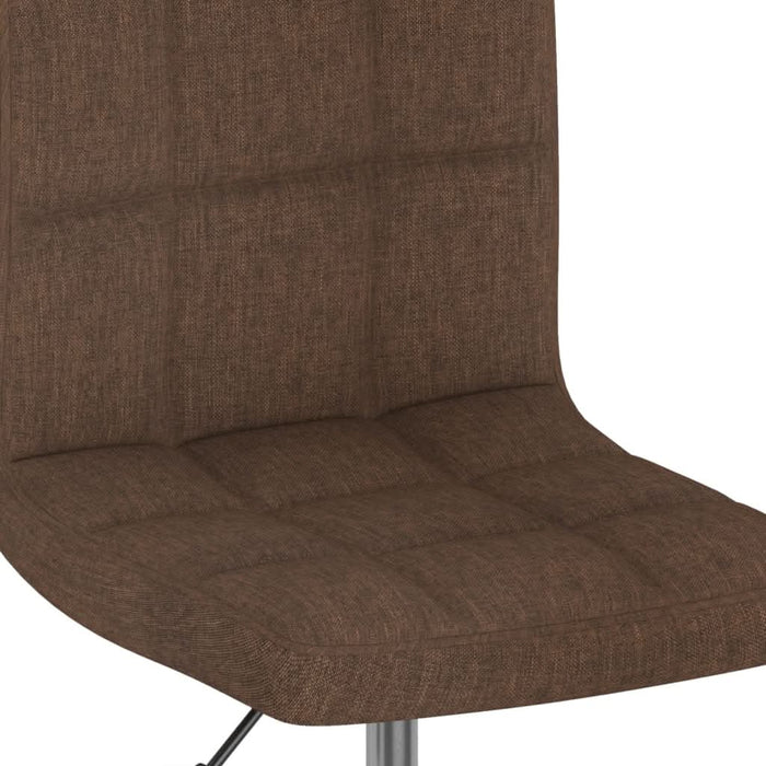 Scaun de bar pivotant, maro, material textil - WALTI WALTI