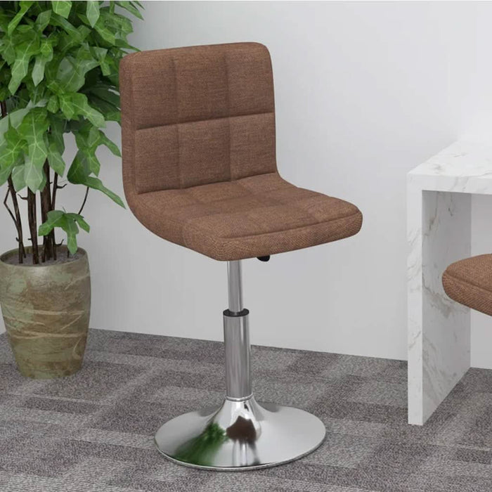 Scaun de bar pivotant, maro, material textil - WALTI WALTI