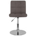 Scaun de bar pivotant, gri taupe, material textil - WALTI WALTI