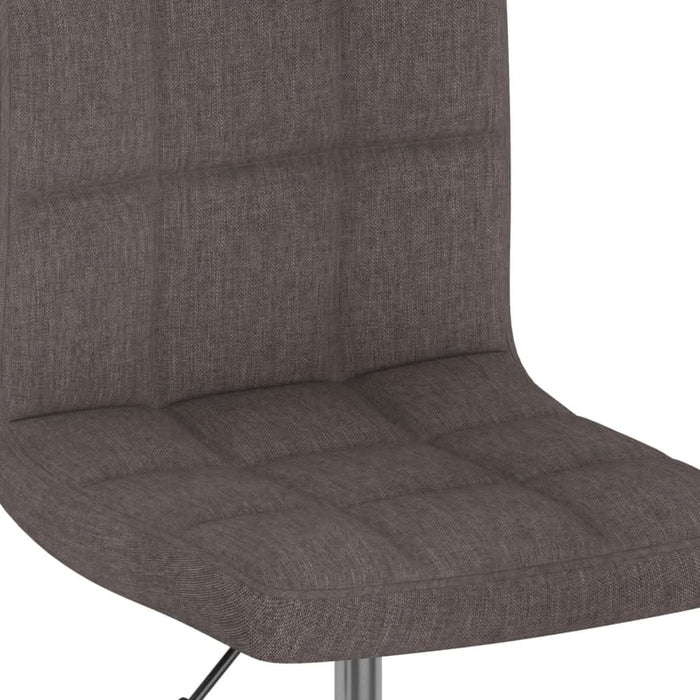 Scaun de bar pivotant, gri taupe, material textil - WALTI WALTI