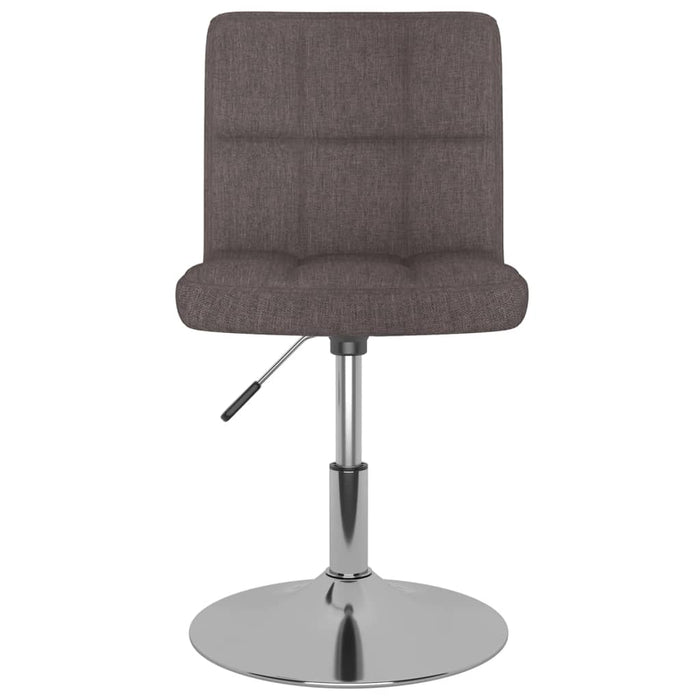 Scaune de bucătărie pivotante, 2 buc., gri taupe, textil WALTI