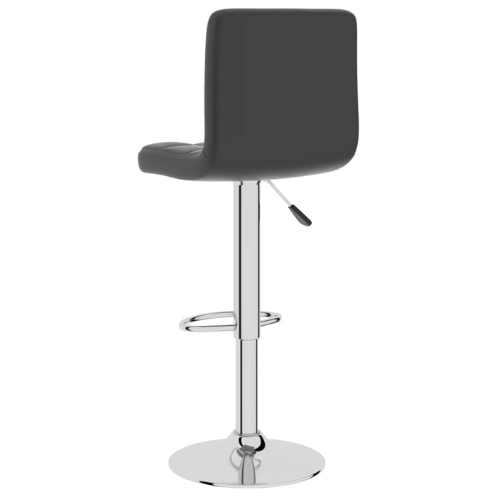 Scaun de bar, negru, piele ecologică WALTI