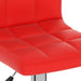 Scaun de bar, roșu, piele ecologică - WALTI WALTI