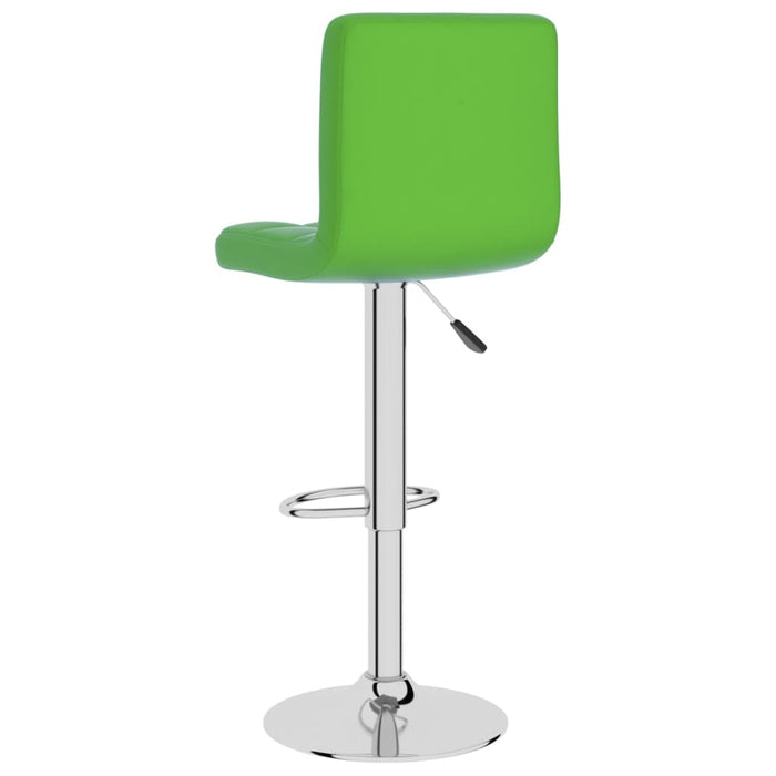 Scaun de bar, verde, piele ecologică WALTI