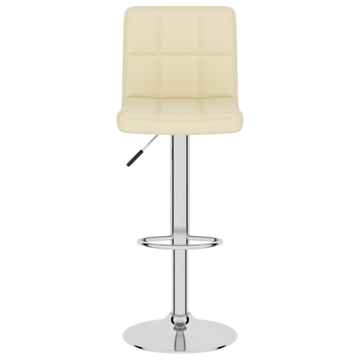 Scaun de bar, crem, material textil WALTI