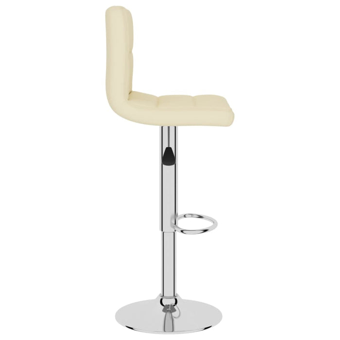 Scaun de bar, crem, material textil WALTI
