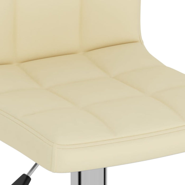 Scaun de bar, crem, material textil WALTI