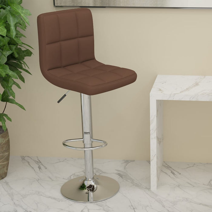 Scaun de bar, maro, material textil WALTI