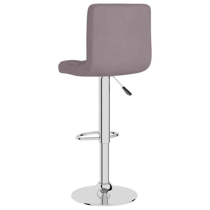Scaun de bar, gri taupe, material textil WALTI