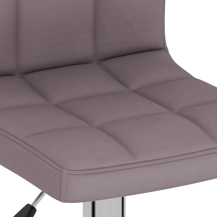 Scaun de bar, gri taupe, material textil WALTI