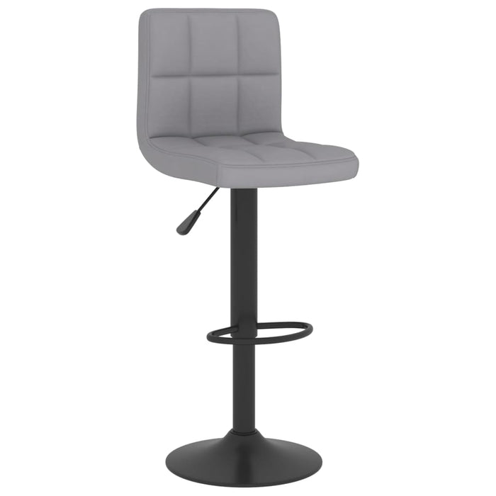 Scaun de bar, gri deschis, material textil WALTI
