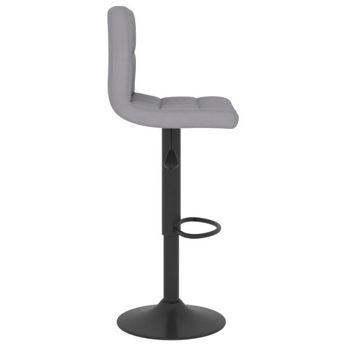 Scaun de bar, gri deschis, material textil WALTI