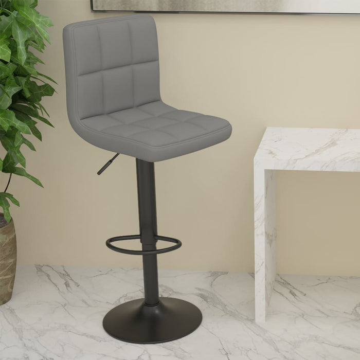 Scaun de bar, gri deschis, material textil WALTI