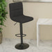 Scaun de bar, negru, material textil - WALTI WALTI
