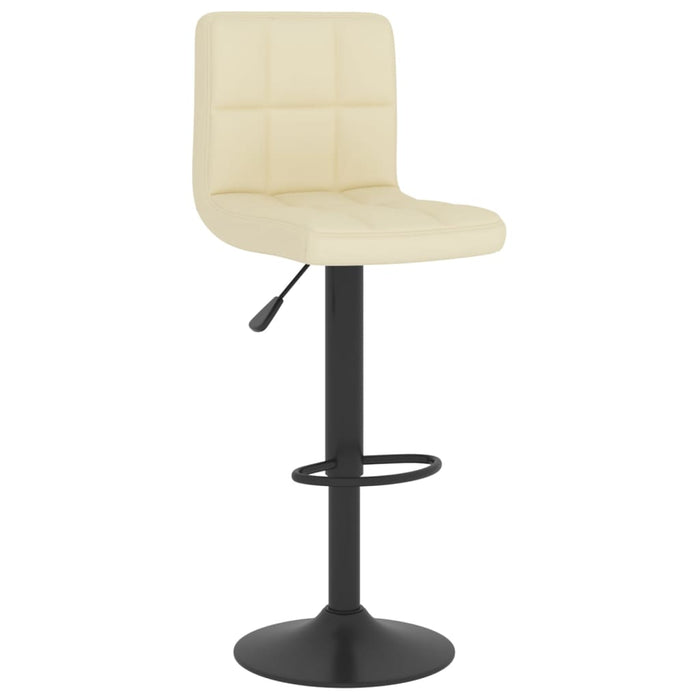 Scaune de bar, 2 buc., crem, material textil - WALTI WALTI