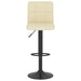 Scaune de bar, 2 buc., crem, material textil - WALTI WALTI