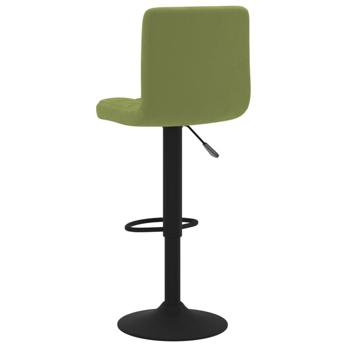 Scaune de bar, 2 buc., verde deschis, catifea - WALTI WALTI