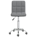 Scaun de birou pivotant, gri deschis, material textil - WALTI WALTI
